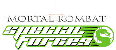 Mortal Kombat Special Forces logo for Playstation
